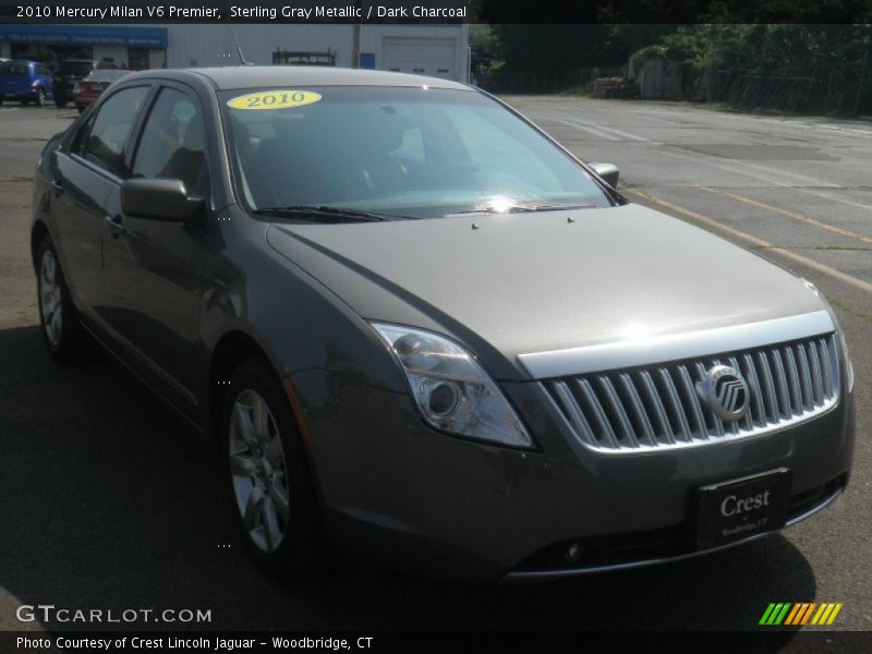 Sterling Gray Metallic / Dark Charcoal 2010 Mercury Milan V6 Premier