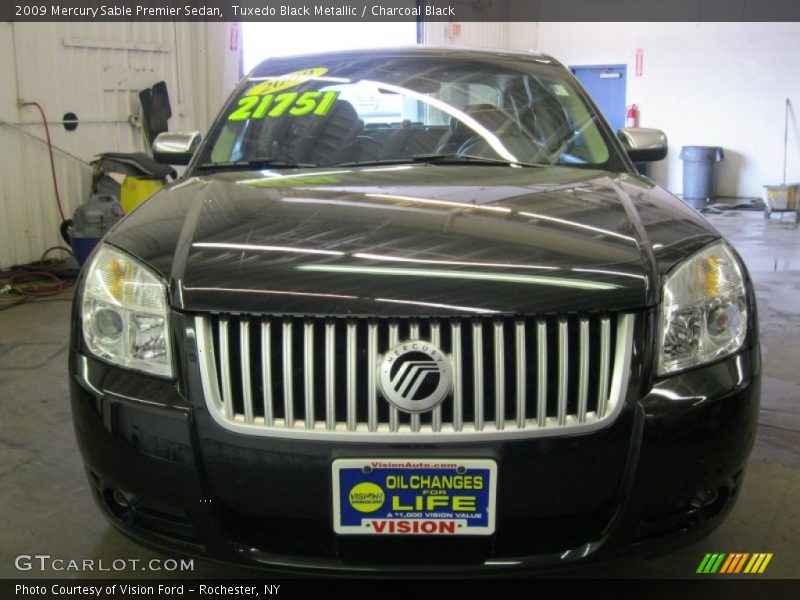 Tuxedo Black Metallic / Charcoal Black 2009 Mercury Sable Premier Sedan