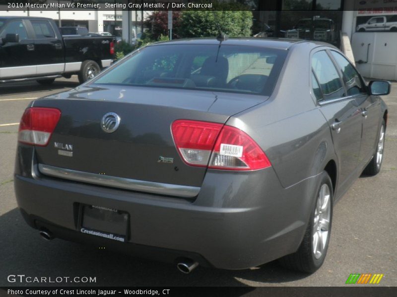Sterling Gray Metallic / Dark Charcoal 2010 Mercury Milan V6 Premier