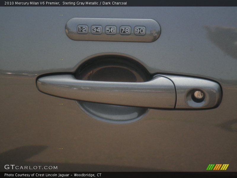 Sterling Gray Metallic / Dark Charcoal 2010 Mercury Milan V6 Premier