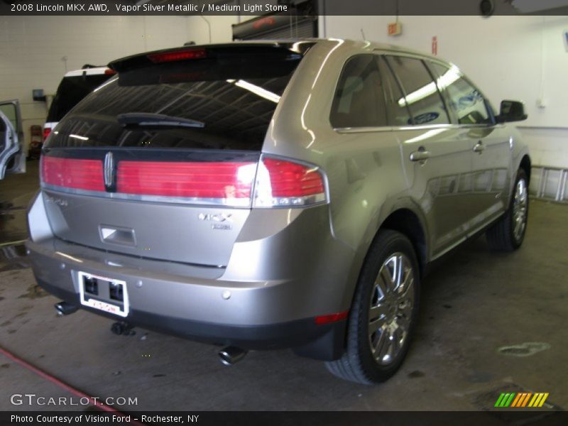 Vapor Silver Metallic / Medium Light Stone 2008 Lincoln MKX AWD