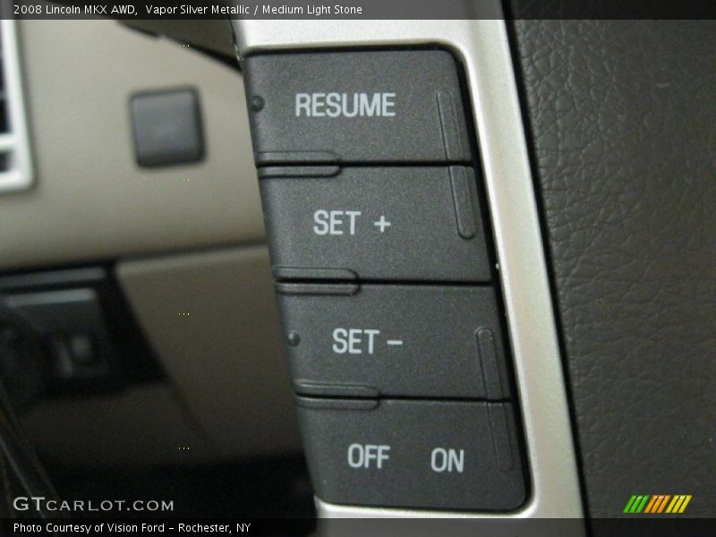 Vapor Silver Metallic / Medium Light Stone 2008 Lincoln MKX AWD