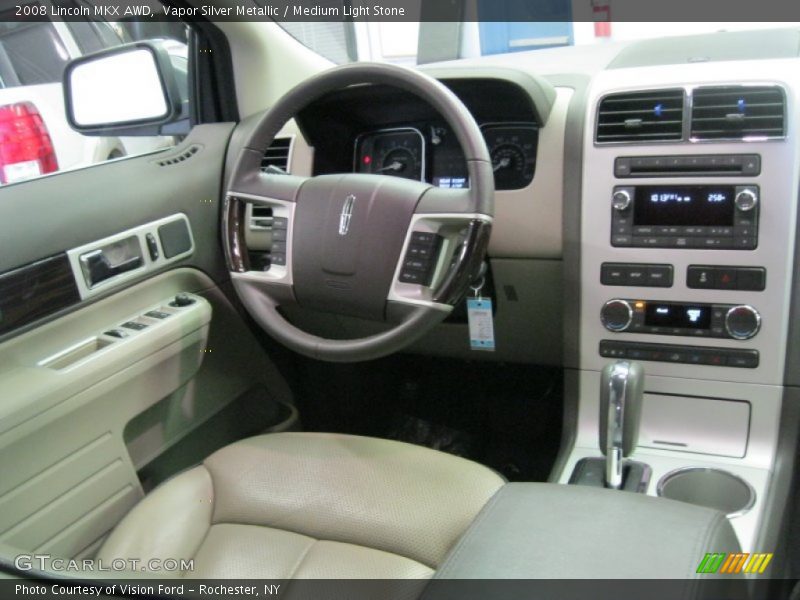 Vapor Silver Metallic / Medium Light Stone 2008 Lincoln MKX AWD