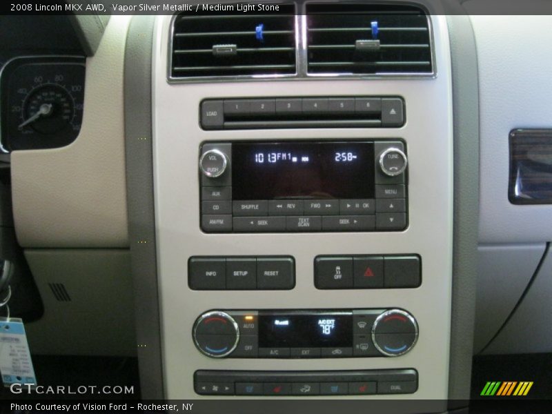 Vapor Silver Metallic / Medium Light Stone 2008 Lincoln MKX AWD