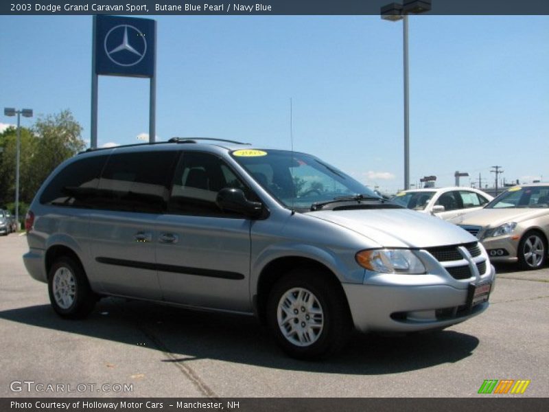 Butane Blue Pearl / Navy Blue 2003 Dodge Grand Caravan Sport