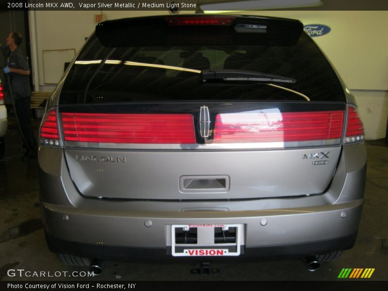 Vapor Silver Metallic / Medium Light Stone 2008 Lincoln MKX AWD