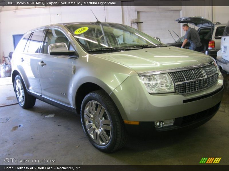 Vapor Silver Metallic / Medium Light Stone 2008 Lincoln MKX AWD