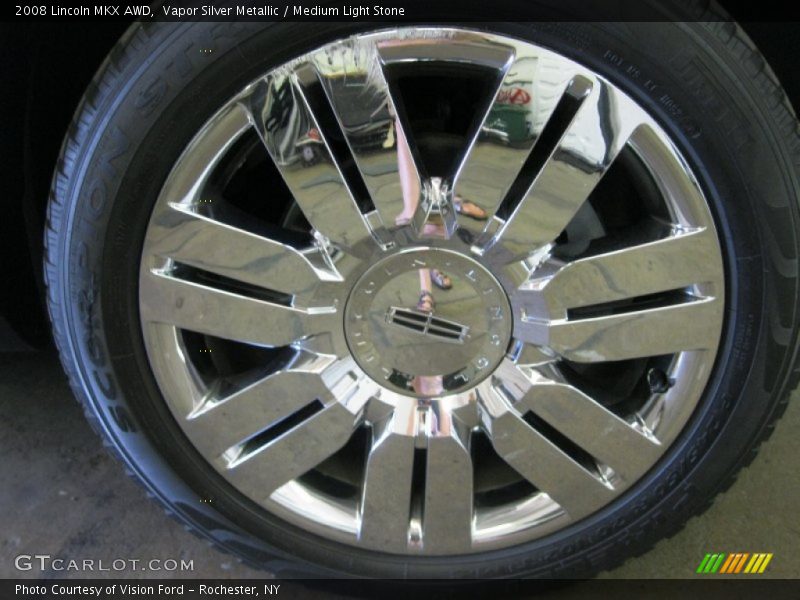 Vapor Silver Metallic / Medium Light Stone 2008 Lincoln MKX AWD
