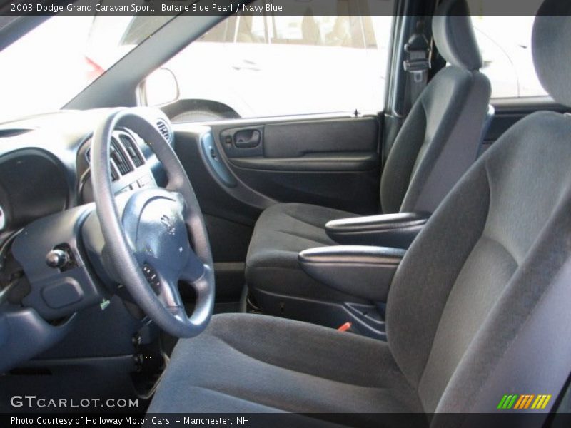  2003 Grand Caravan Sport Navy Blue Interior