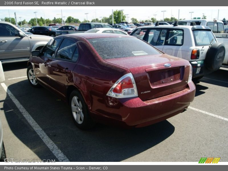 Redfire Metallic / Charcoal Black 2006 Ford Fusion SE