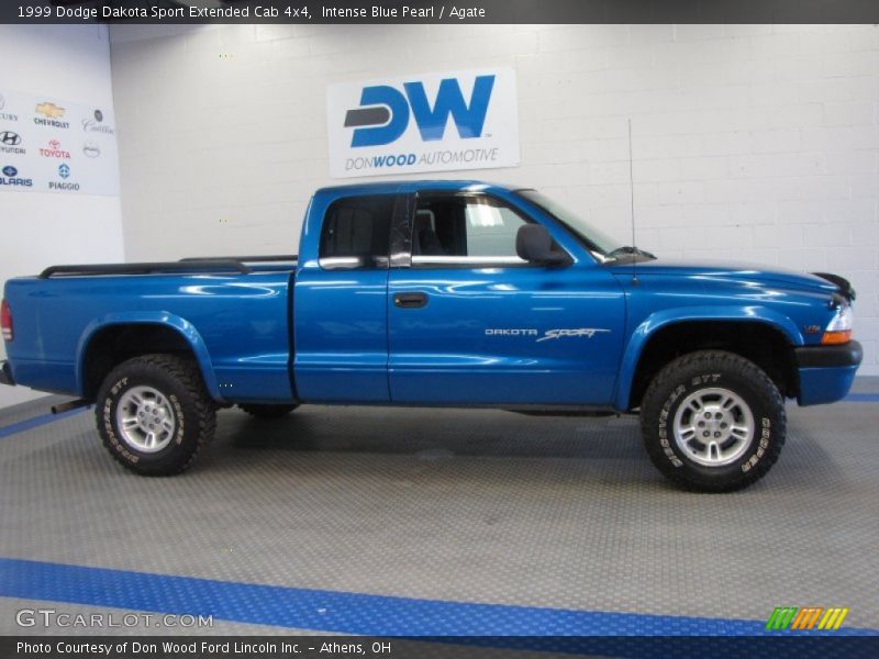 Intense Blue Pearl / Agate 1999 Dodge Dakota Sport Extended Cab 4x4
