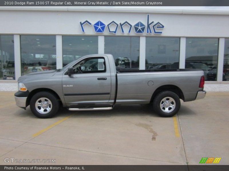 Mineral Gray Metallic / Dark Slate/Medium Graystone 2010 Dodge Ram 1500 ST Regular Cab