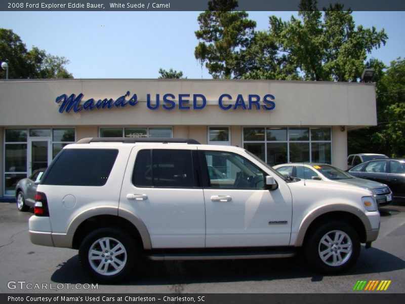 White Suede / Camel 2008 Ford Explorer Eddie Bauer