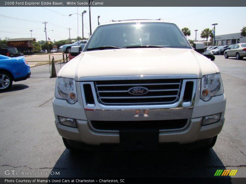White Suede / Camel 2008 Ford Explorer Eddie Bauer