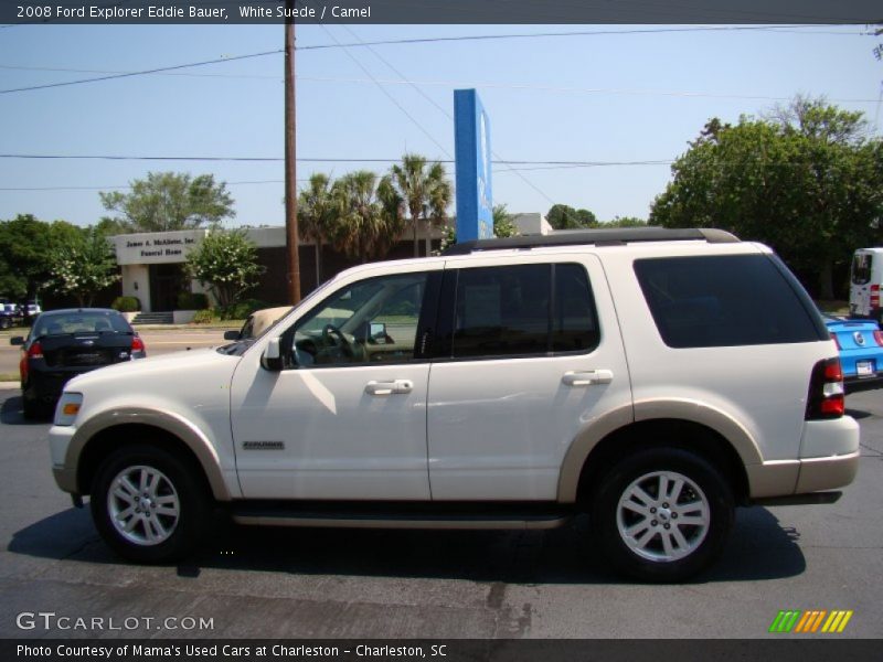 White Suede / Camel 2008 Ford Explorer Eddie Bauer