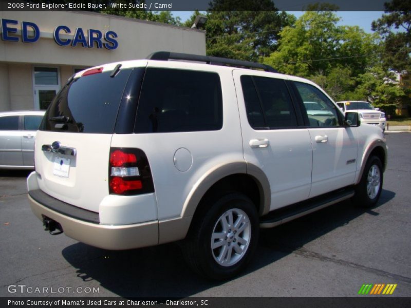 White Suede / Camel 2008 Ford Explorer Eddie Bauer