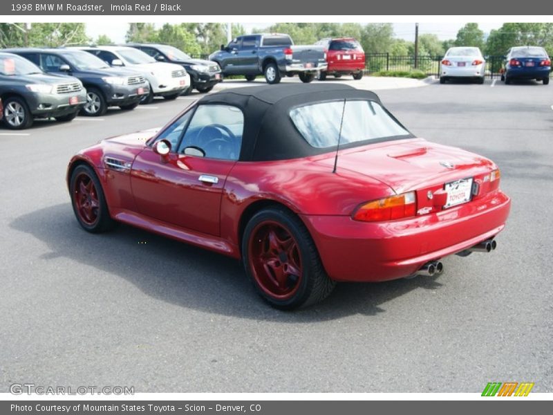 Imola Red / Black 1998 BMW M Roadster