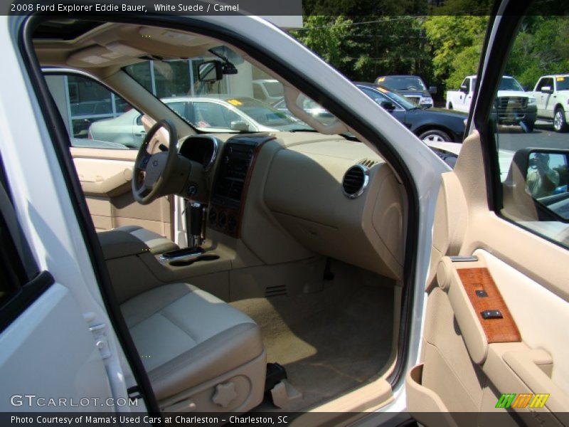 White Suede / Camel 2008 Ford Explorer Eddie Bauer