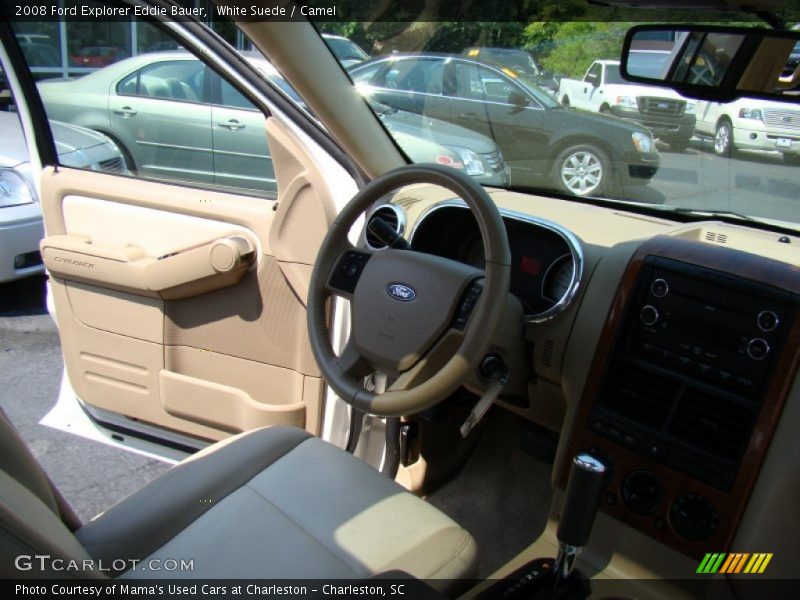 White Suede / Camel 2008 Ford Explorer Eddie Bauer