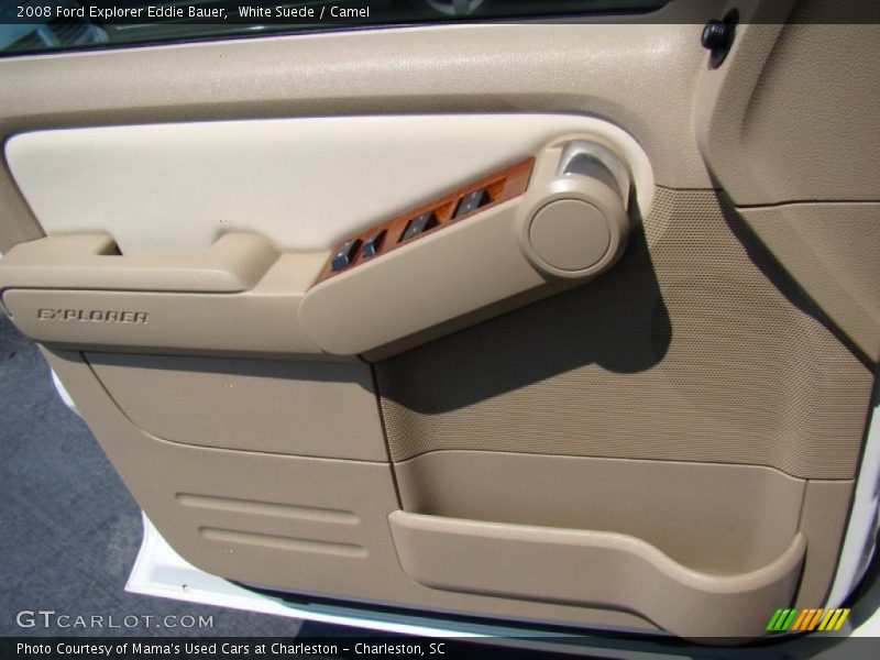 White Suede / Camel 2008 Ford Explorer Eddie Bauer