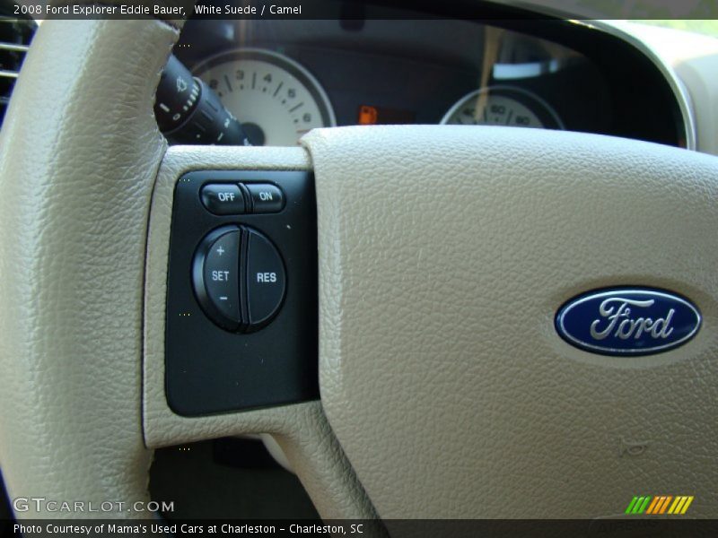 White Suede / Camel 2008 Ford Explorer Eddie Bauer
