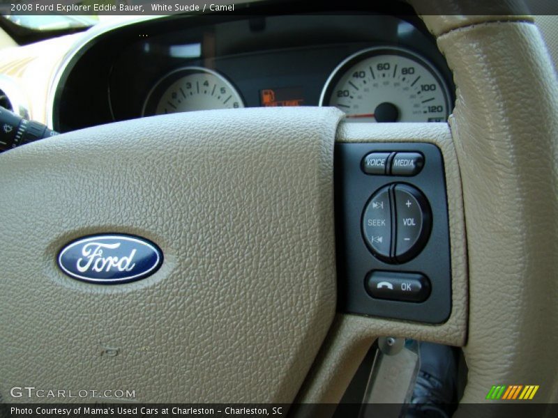 White Suede / Camel 2008 Ford Explorer Eddie Bauer