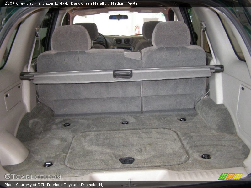Dark Green Metallic / Medium Pewter 2004 Chevrolet TrailBlazer LS 4x4