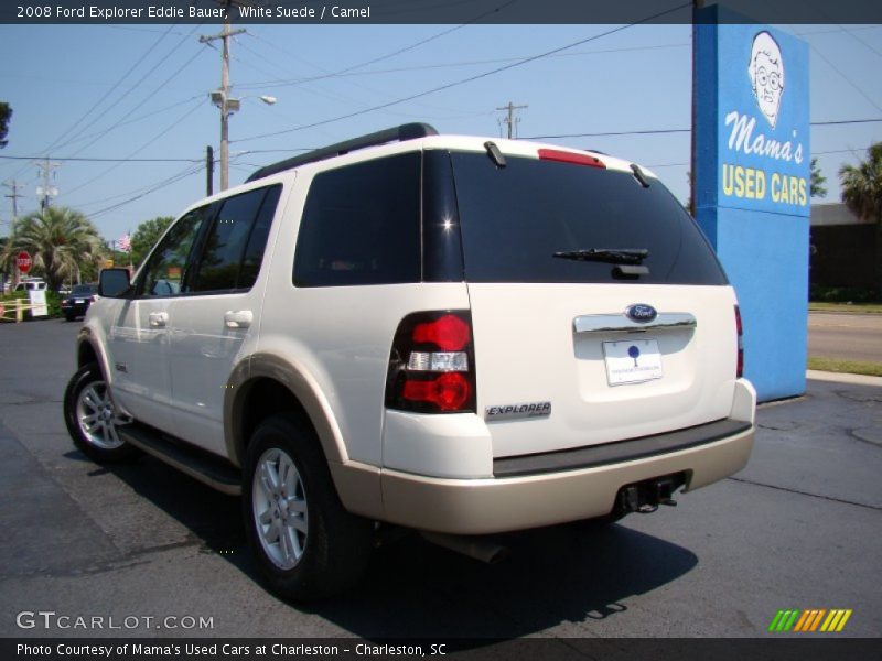 White Suede / Camel 2008 Ford Explorer Eddie Bauer