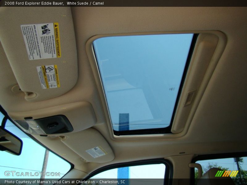 White Suede / Camel 2008 Ford Explorer Eddie Bauer