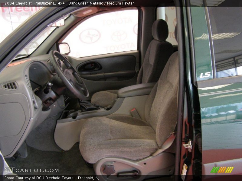 Dark Green Metallic / Medium Pewter 2004 Chevrolet TrailBlazer LS 4x4