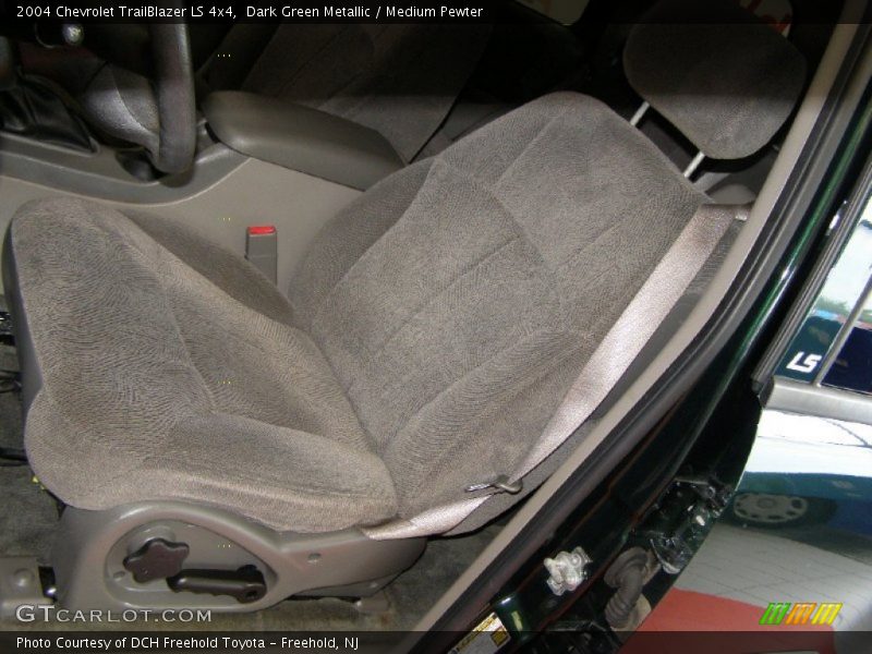 Dark Green Metallic / Medium Pewter 2004 Chevrolet TrailBlazer LS 4x4