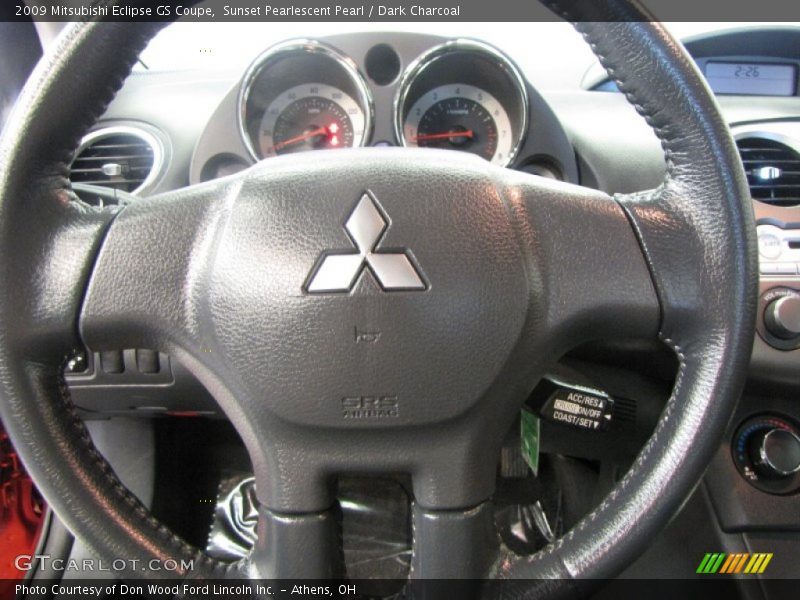 Sunset Pearlescent Pearl / Dark Charcoal 2009 Mitsubishi Eclipse GS Coupe