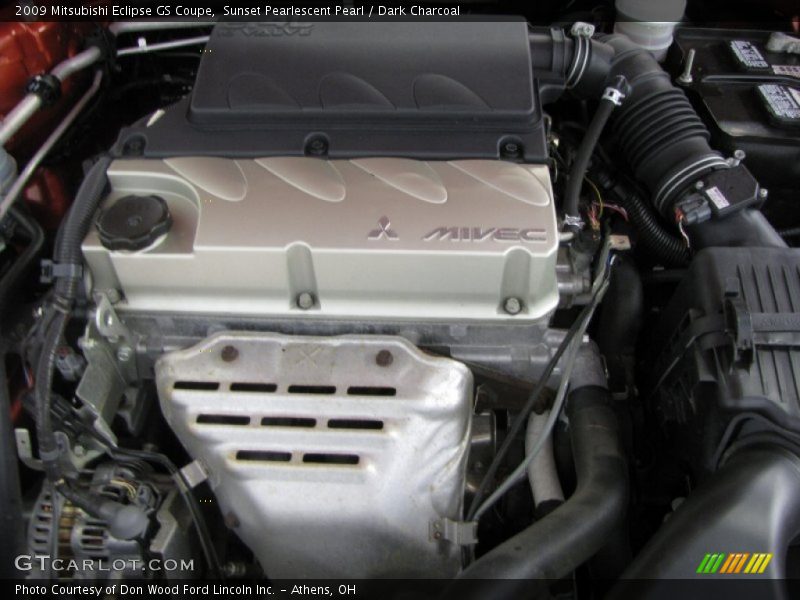 Sunset Pearlescent Pearl / Dark Charcoal 2009 Mitsubishi Eclipse GS Coupe
