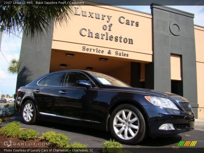 Black Sapphire Pearl / Cashmere 2007 Lexus LS 460