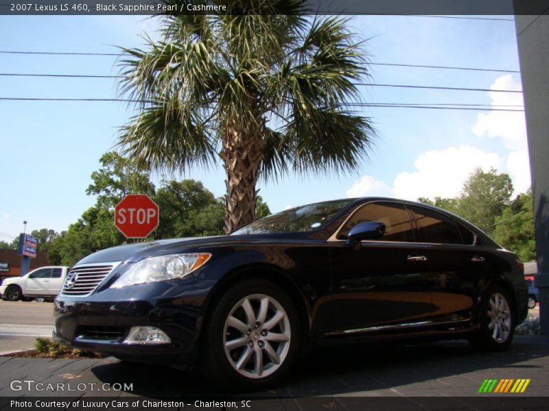 Black Sapphire Pearl / Cashmere 2007 Lexus LS 460