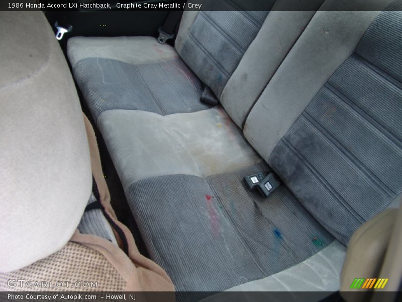  1986 Accord LXi Hatchback Grey Interior