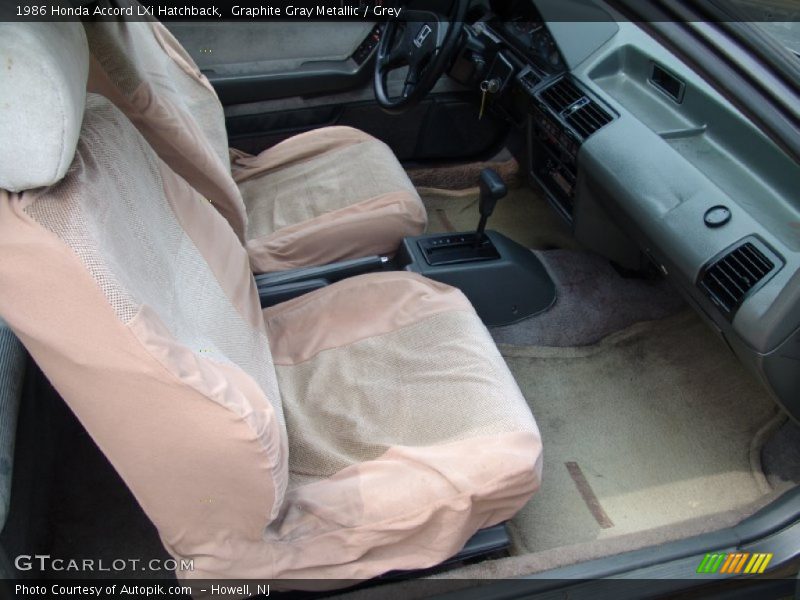 Graphite Gray Metallic / Grey 1986 Honda Accord LXi Hatchback