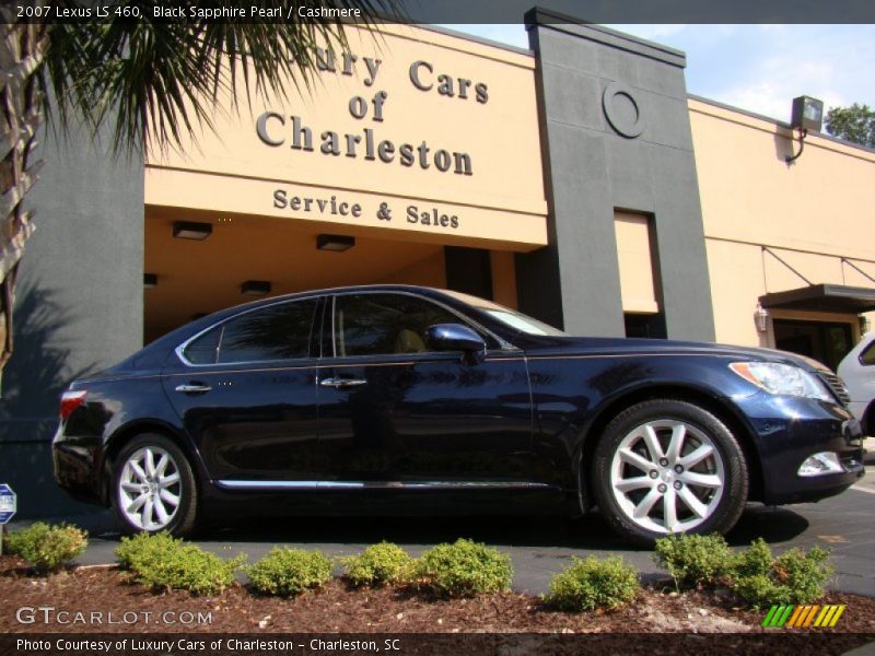 Black Sapphire Pearl / Cashmere 2007 Lexus LS 460