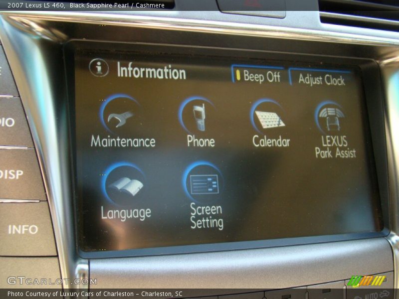 Black Sapphire Pearl / Cashmere 2007 Lexus LS 460