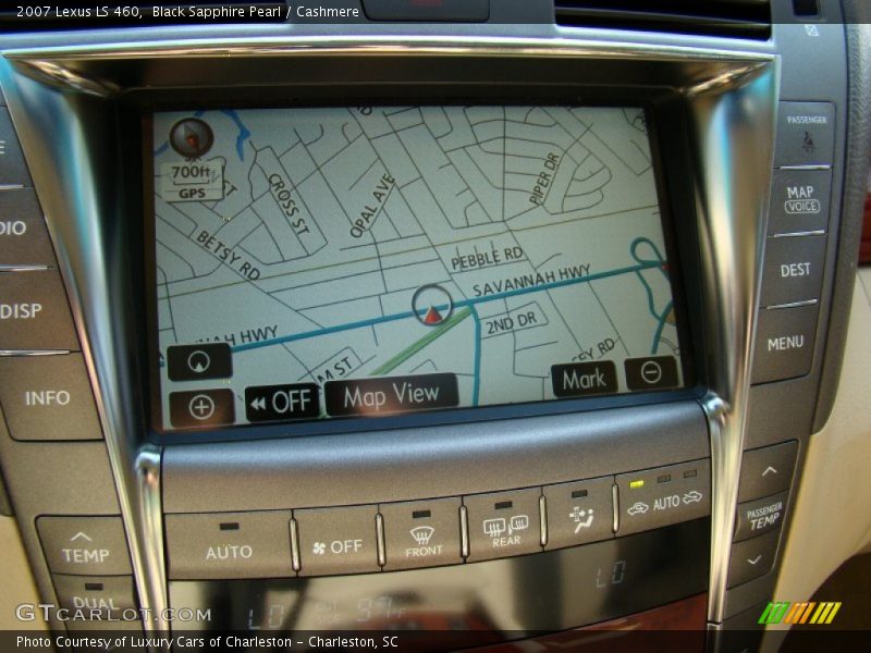 Black Sapphire Pearl / Cashmere 2007 Lexus LS 460
