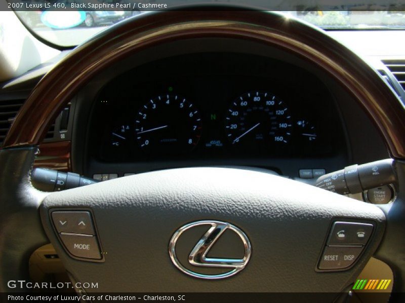 Black Sapphire Pearl / Cashmere 2007 Lexus LS 460