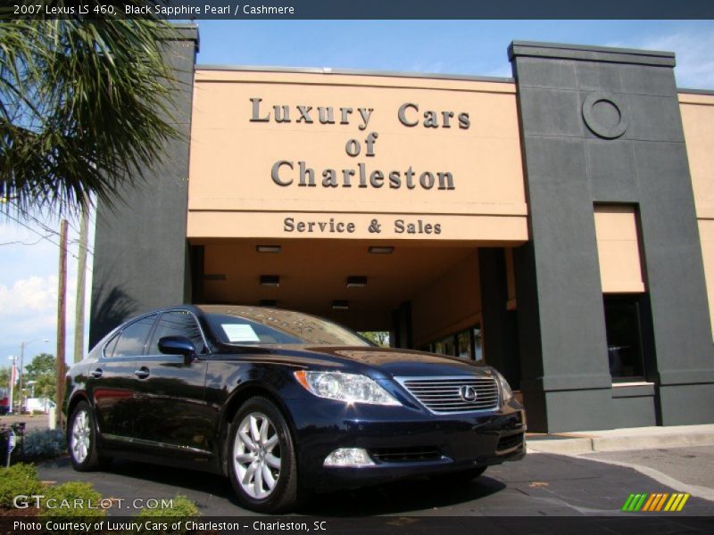 Black Sapphire Pearl / Cashmere 2007 Lexus LS 460