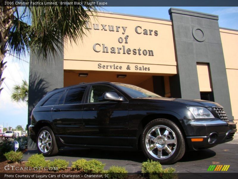 Brilliant Black / Light Taupe 2006 Chrysler Pacifica Limited