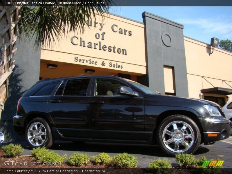 Brilliant Black / Light Taupe 2006 Chrysler Pacifica Limited