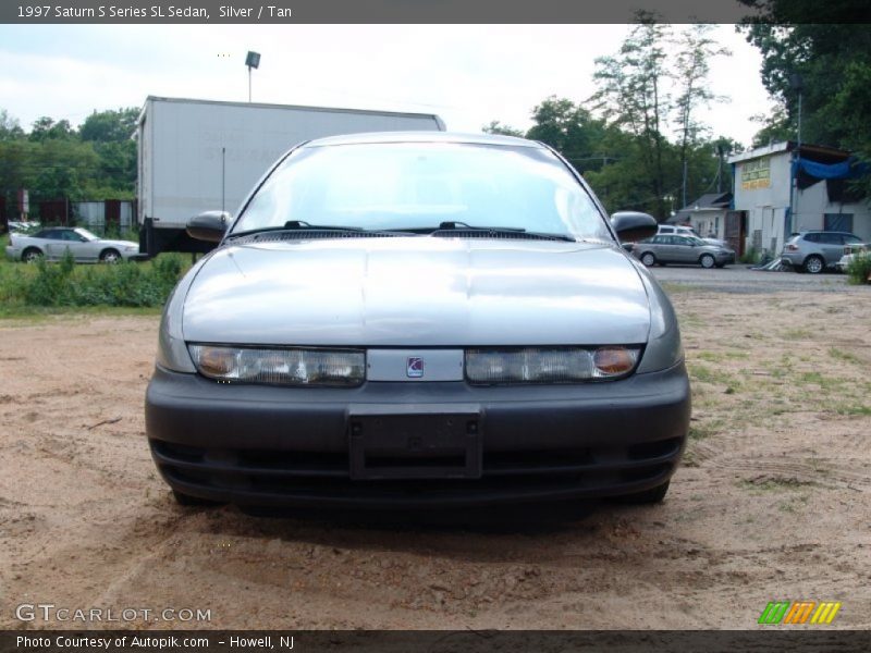 Silver / Tan 1997 Saturn S Series SL Sedan