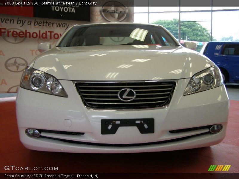 Starfire White Pearl / Light Gray 2008 Lexus ES 350