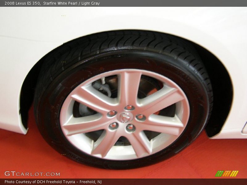Starfire White Pearl / Light Gray 2008 Lexus ES 350