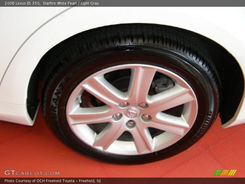 Starfire White Pearl / Light Gray 2008 Lexus ES 350