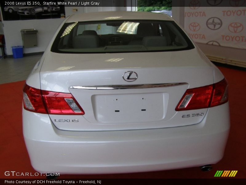 Starfire White Pearl / Light Gray 2008 Lexus ES 350