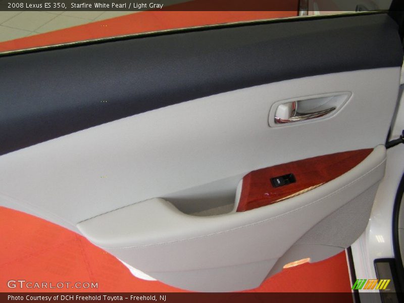 Starfire White Pearl / Light Gray 2008 Lexus ES 350